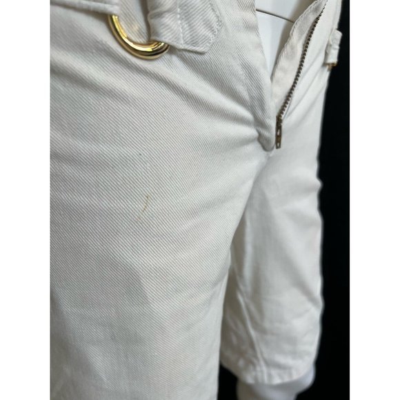 Gucci Women's Vintage Short Pant Elegant White Pockets XS - Picture 4 of 12